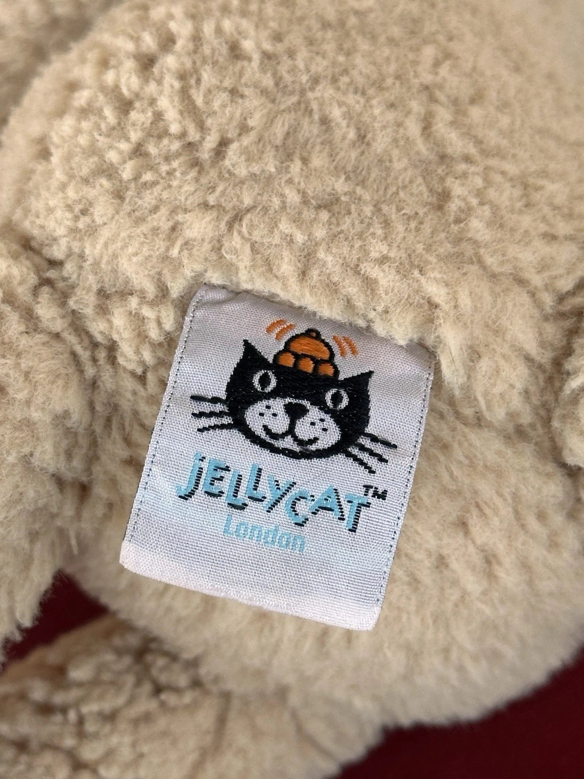 Jellycat Babbington Bear Retired Rare Teddybear Soft Toy Warm Beige Plush cm.30