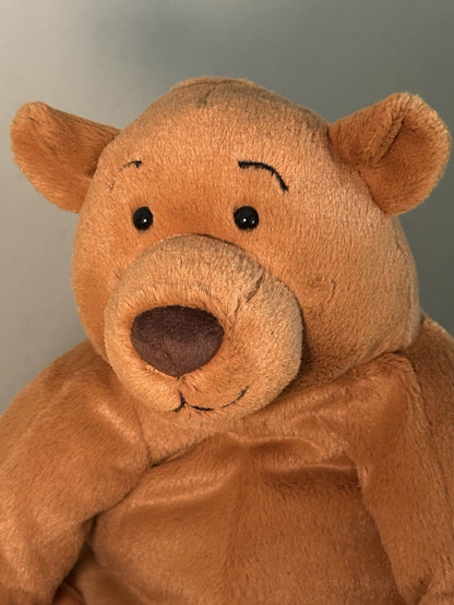 NUOVO Jellycat Rumpletum Bear Nuovo con etichette Marrone Scamosciato Orso Giocattolo Morbido Beanie Ritirato 14"-