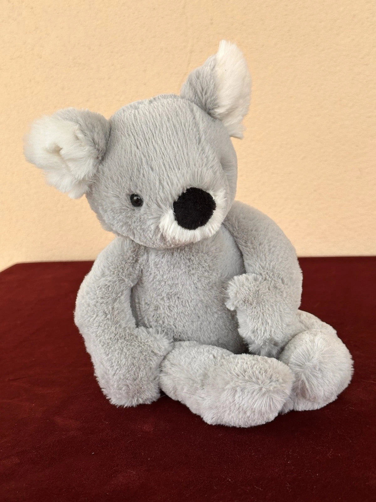Jellycat Small Benji Koala BNWOT Snugglet Soft Teddy Bear Grey Plush Rare Retired cm30