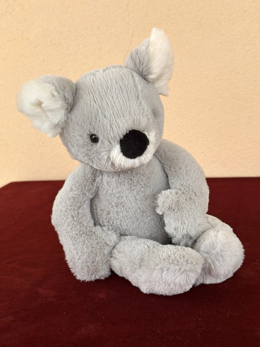 Jellycat Small Benji Koala BNWOT Snugglet Soft Teddy Bear Grey Plush Rare Retired cm30