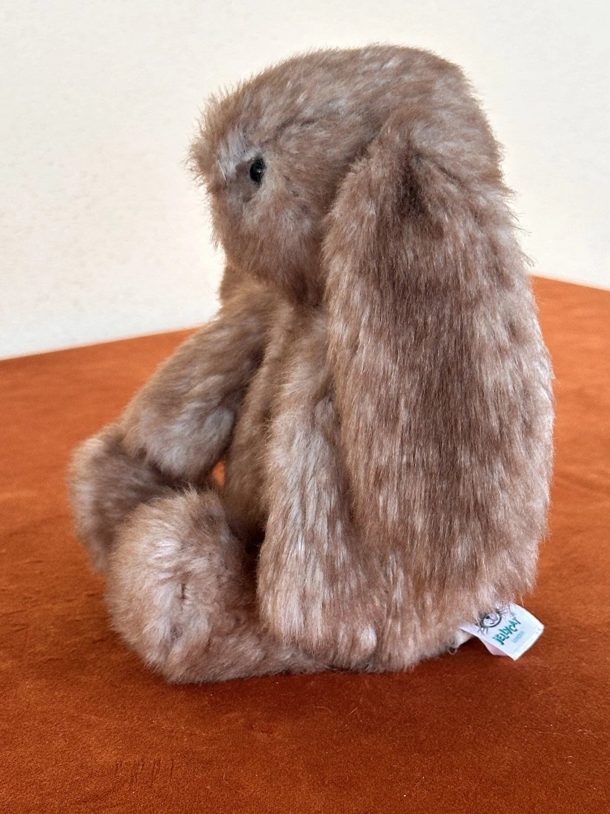 Jellycat Small Bashful Pecan Bunny BNWOT Woodland Brown Rabbit Retired HTF