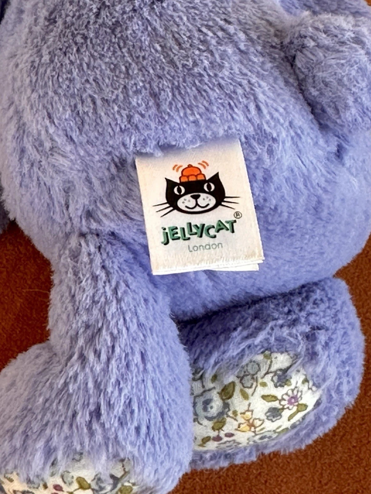 Jellycat Small Bashful Bluebell Blossom Bunny Soft Toy Rabbit Retired Rare Plush