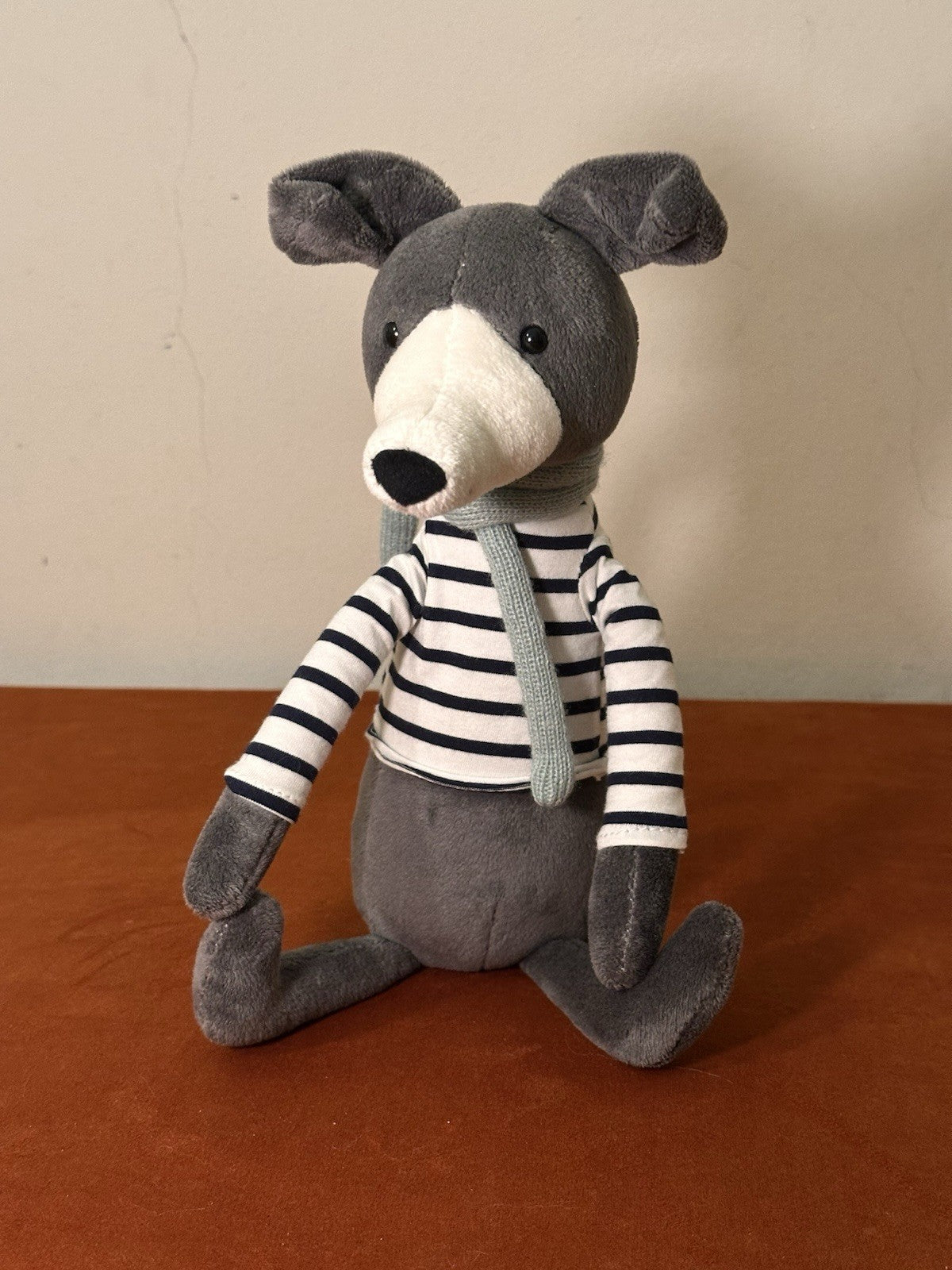 Jellycat Beatnik Buddy Whippit Nuovo senza etichette cane levriero giocattolo morbido 12" raro ritirato-