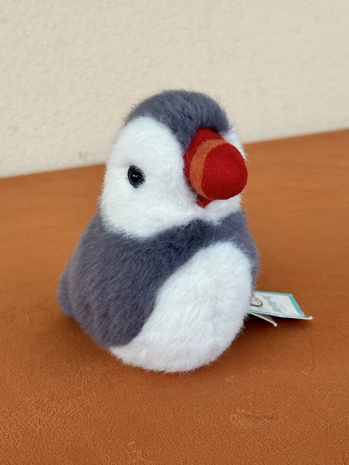 NUOVO Jellycat Birdling Puffin nuovo con etichette uccellino giocattolo morbido HTF raro peluche ritirato
