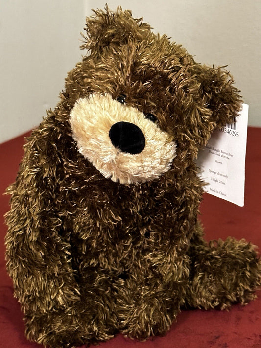 NUOVO Jellycat Piccolo Bunglie Orso Marrone Scuro Nuovo con etichette Ritirato Camerette Bambini-