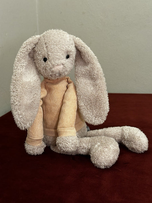 Jellycat Jumble Bunny Pensionato Raro Cordy Rosa Jumper Coniglio Giocattolo Morbido-