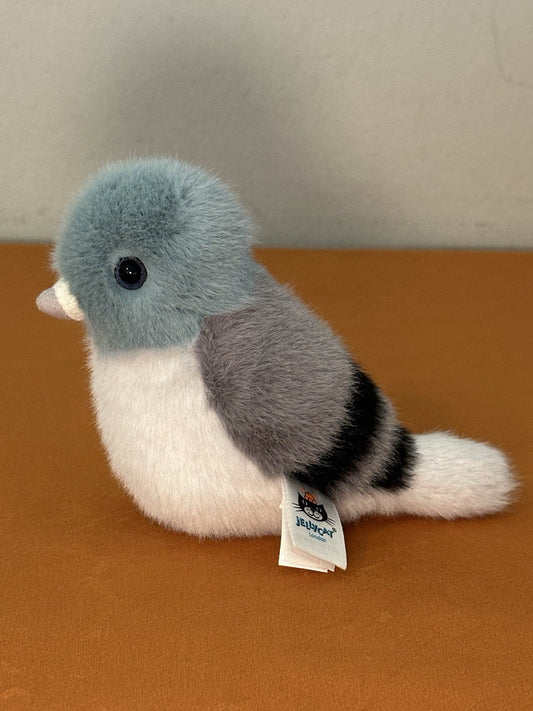 Jellycat Birdling Pigeon nuovo senza etichette #1 uccellino giocattolo morbido HTF simpatico peluche ritirato raro-