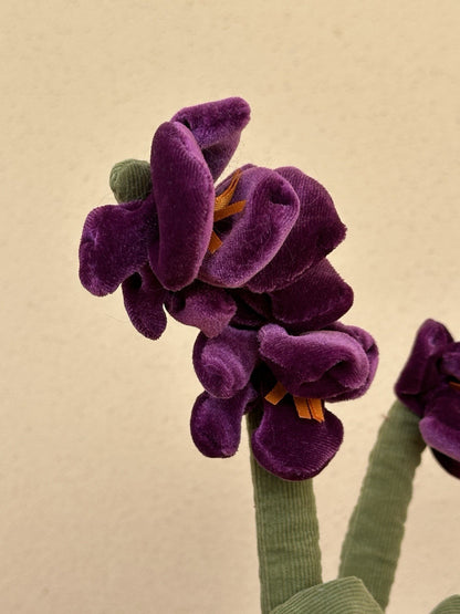 Jellycat Amuseable Orchid BNWOT Plant in Pot of Purple Flowers Soft Toy Retired