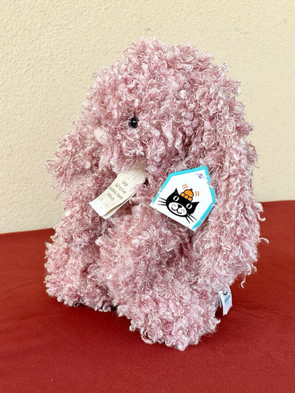 Jellycat Edizione Speciale Bashful Imogen Bunny Nuovo con etichette Coniglio Rosa Polvere Riccia HTF-