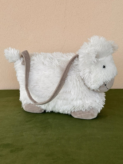 Borsa Jellycat Tartufi Pecora Rara Pensionata Morbida Panna Capra Borsetta Peluche cm.37