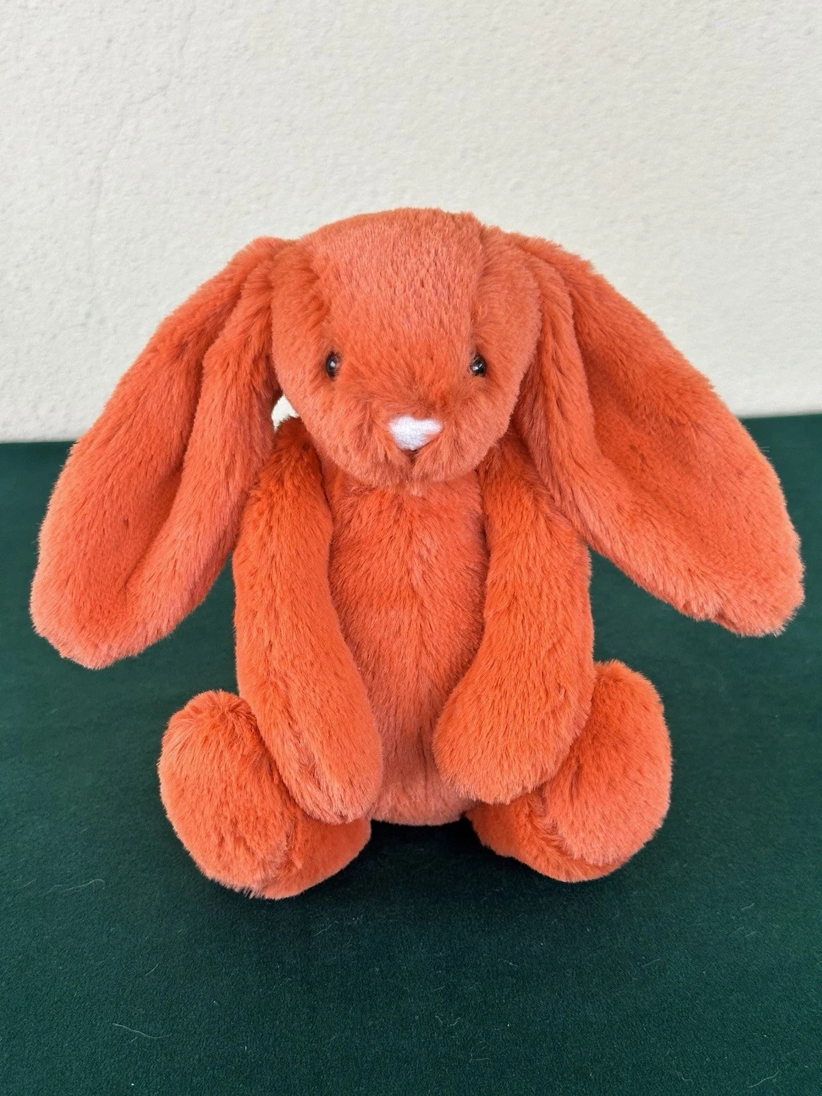Jellycat Small Bashful Tangerine Bunny NWOT Retired Orange Rabbit Soft Plush Toy