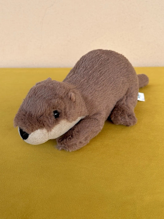 Jellycat Lollybob Otter Rare Retired Brown Extra Soft Toy cm.33 Plush