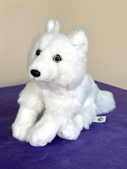 Peluche Impexit Artic Fox nuovo senza etichette bianco volpe invernale raro peluche giocattolo morbido ritirato-