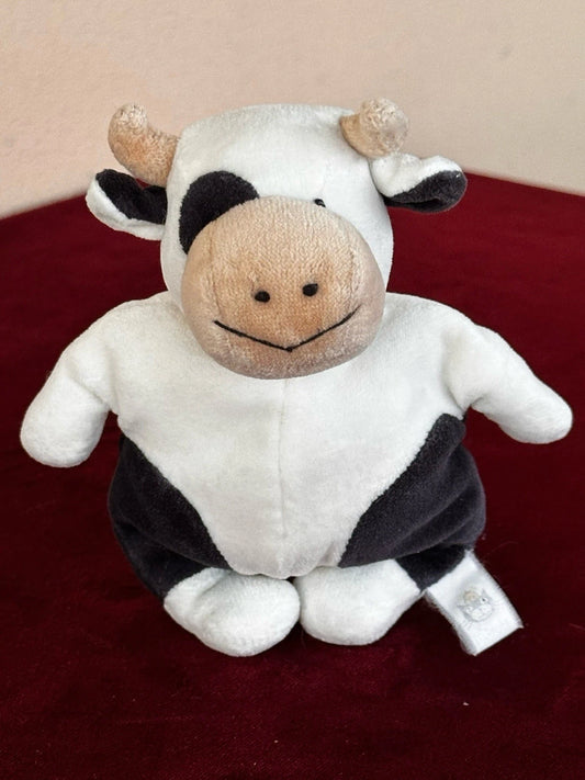 Jellycat Comfie Cow - Small Velour Beanie Cow - Tiny Cow 5” Retired 1999
