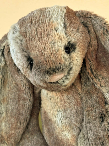 Jellycat Medium Bashful Cottontail Bunny nuovo senza etichette Woodland raro coniglio ritirato