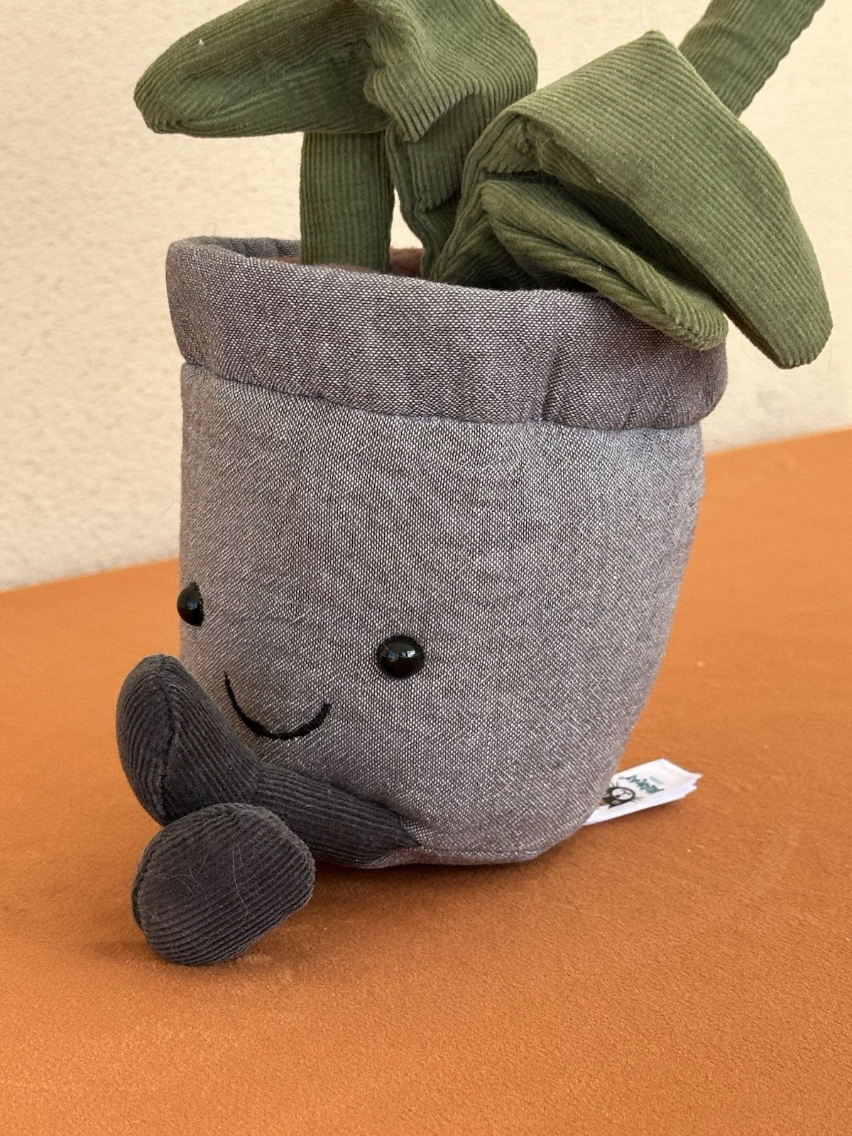 Jellycat Amuseable Orchid BNWOT Plant in Pot of Purple Flowers Soft Toy Retired