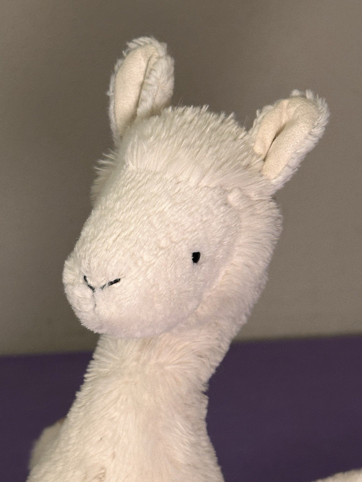 Peluche giocattolo Jellycat Small Dillydally Lama nuovo senza etichette crema extra morbido raro ritirato-