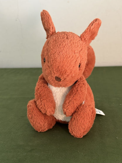 Jellycat Tumbletuft Scoiattolo Bosco Arancione Coda Cespugliosa Carino Ritirato Giocattolo Morbido-