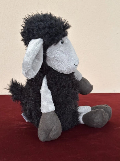 NUOVO Jellycat Tiggalope Pecora Nera Nuovo con etichette Ritirato Giocattolo Morbido Raro Peluche Agnello cm36