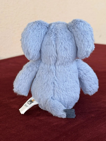 Jellycat Tiny Baby Piper Elephant BNWOT Blue Elly Mini Plush 5.5” Gap Exclusive