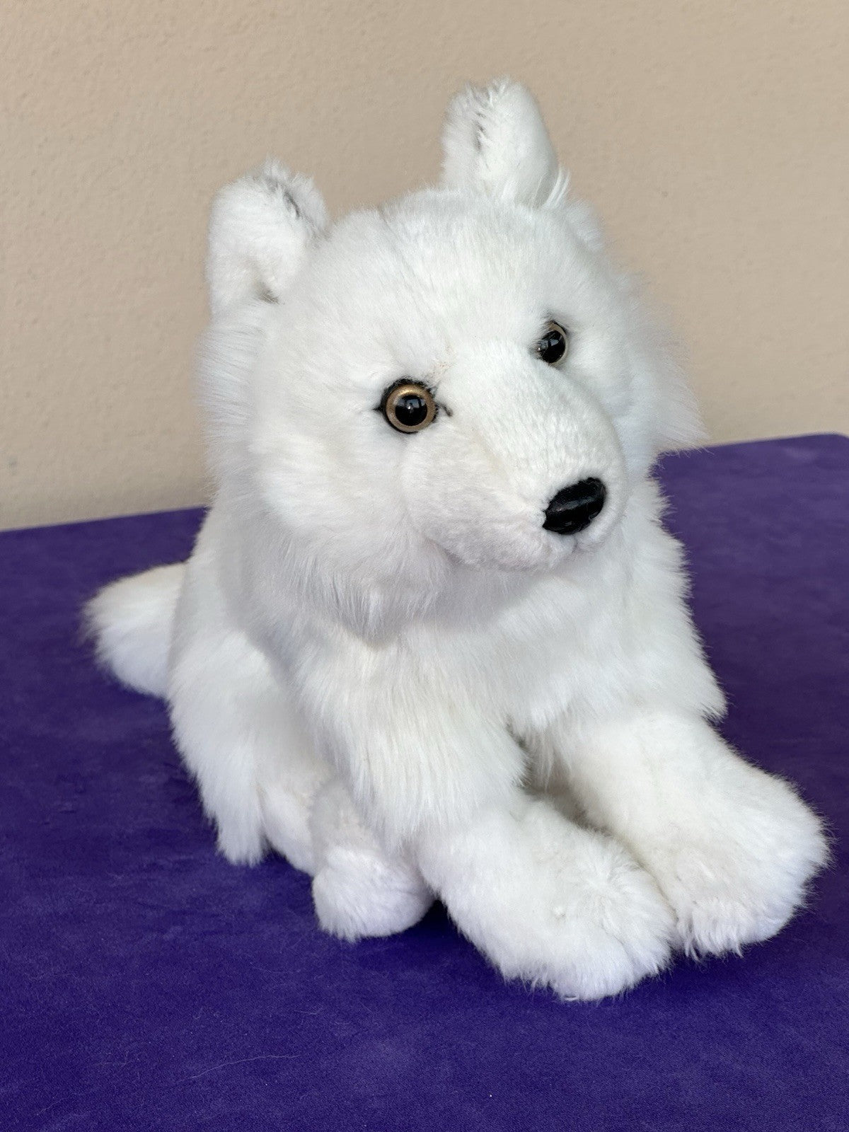 Peluche Impexit Artic Fox nuovo senza etichette bianco volpe invernale raro peluche giocattolo morbido ritirato-
