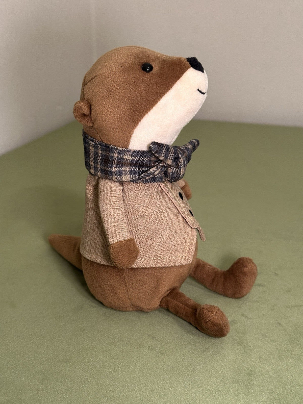 Peluche Jellycat Riverside Rambler Otter giocattolo morbido vestito ritirato raro da collezione-