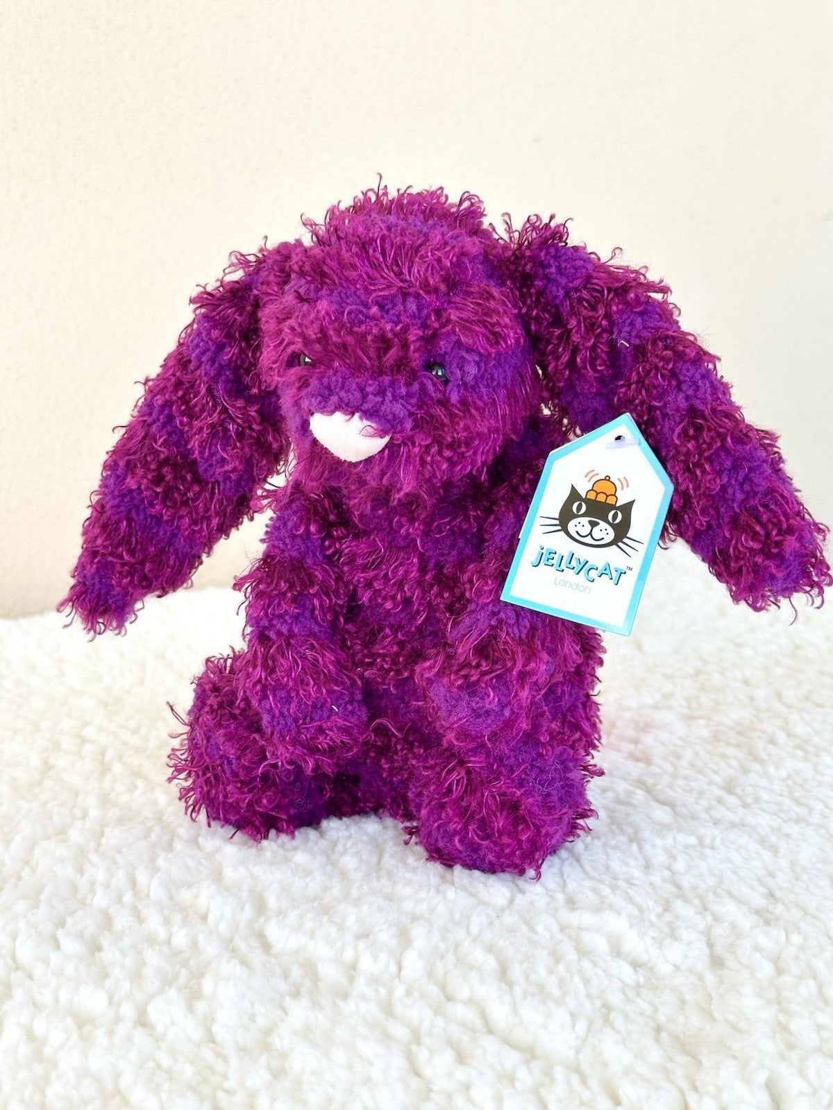 NEW Jellycat Special Edition Jamie Bashful Bunny NWT Purple Rare Soft Toy Plush