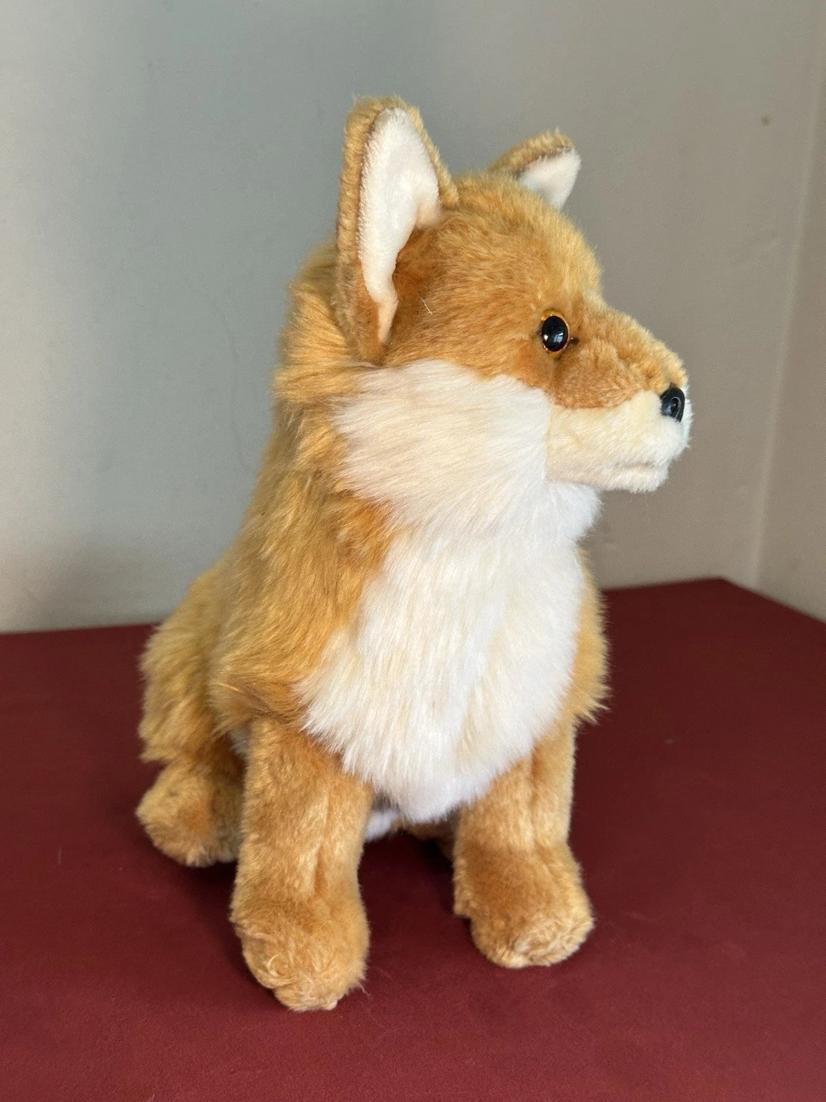 WWF Oko Volpe Rossa Seduta 23 cm 9” Bosco Volpe Arancione Raro Peluche Ritirato Giocattolo Morbido