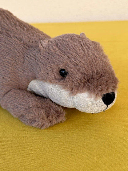 Jellycat Lollybob Otter Rare Retired Brown Extra Soft Toy cm.33 Plush