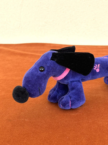 Peluche morbido cane bassotto cucciolo Jellycat Pootlin raro - collezione 2002 ritirato-