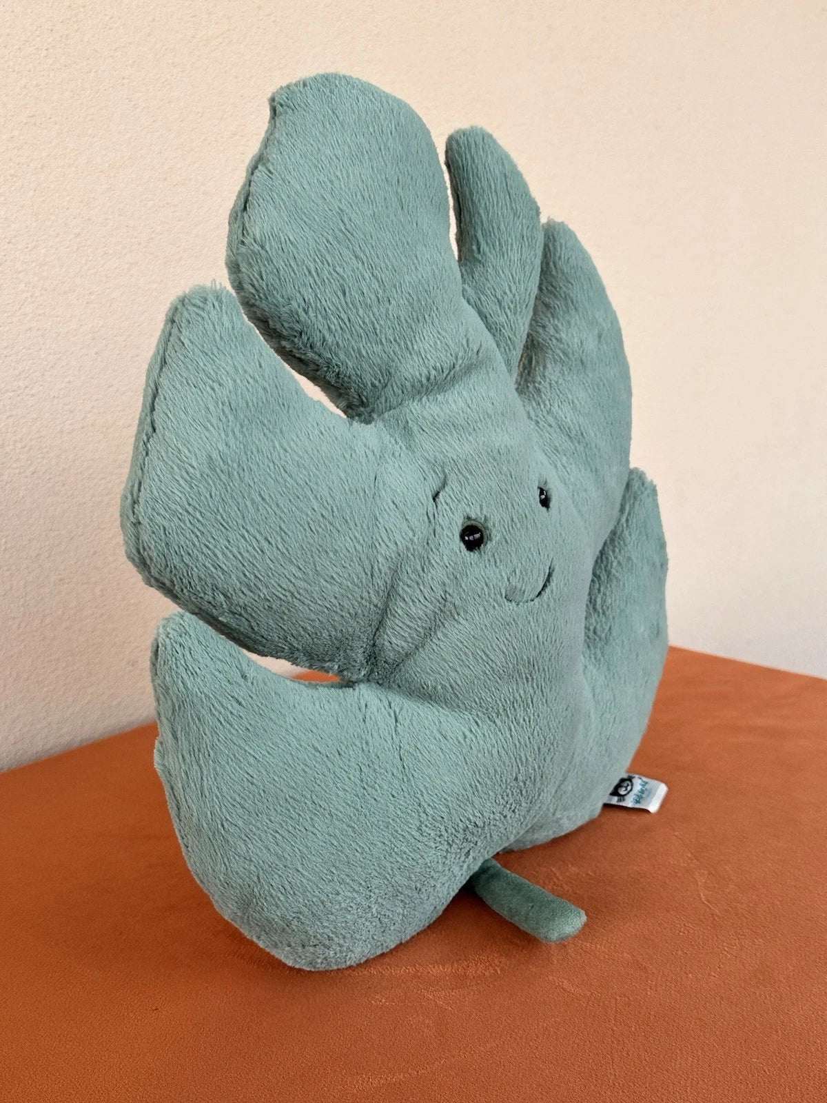 Jellycat Tropical Palm Leaf BNWOT Large Green Leave Rare Retired Soft Toy Plush