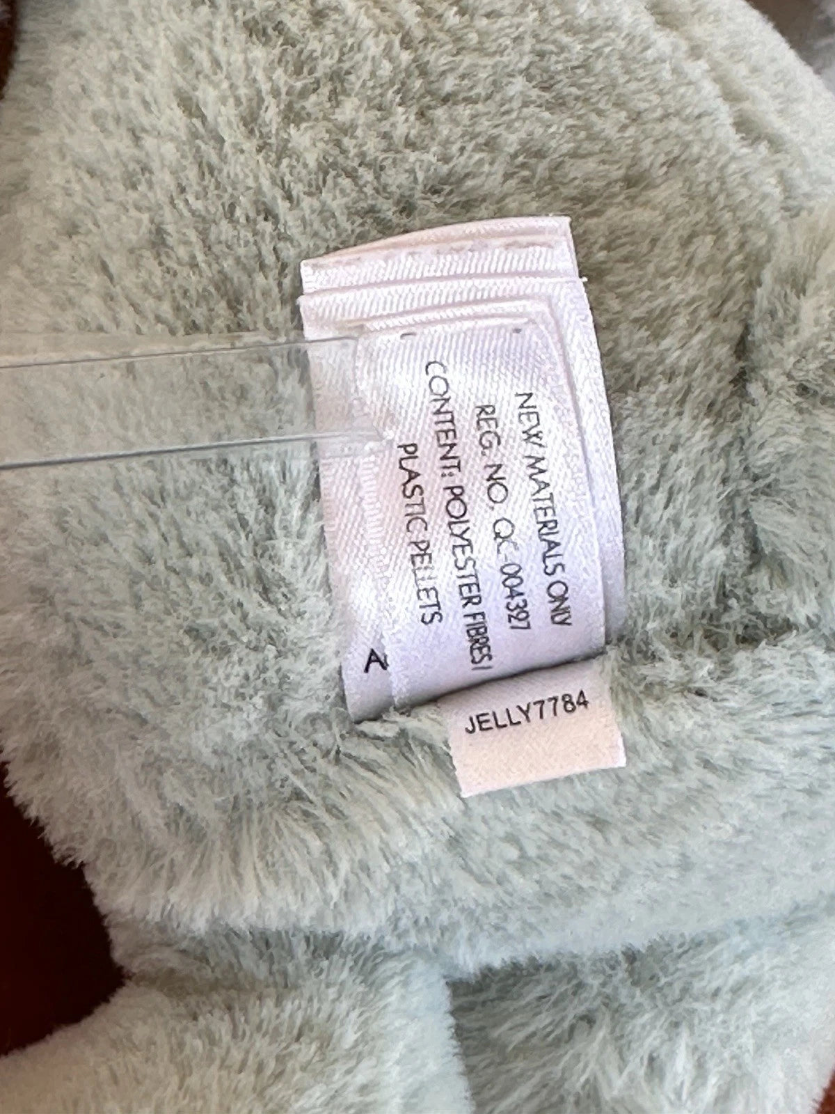 Jellycat Small Bashful Sparklet Bunny Sage Green with Silver Stars Rabbit