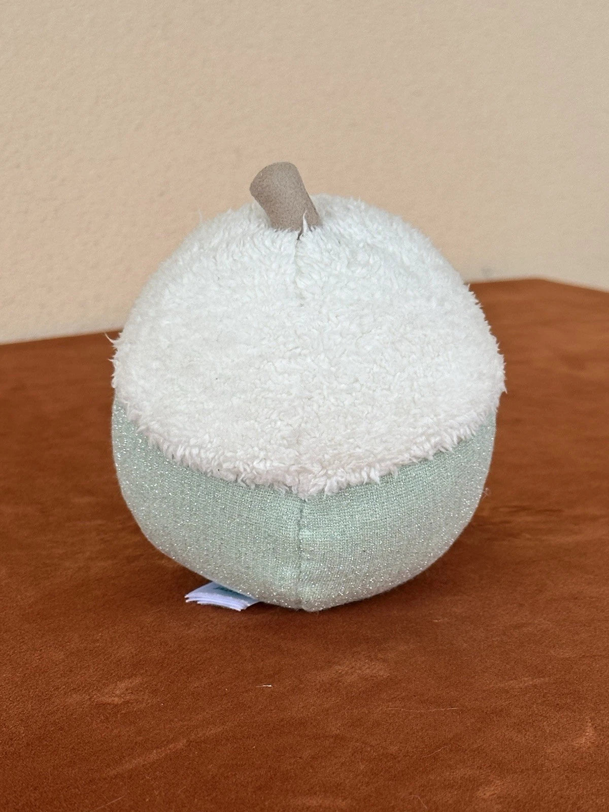 Peluche ghianda Jellycat divertente glitter invernale verde chiaro giocattolo morbido raro