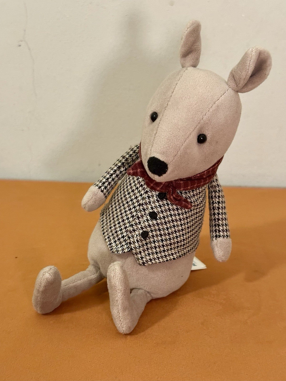 Peluche Jellycat Riverside Rambler Rat giocattolo morbido vestito ritirato raro da collezione-
