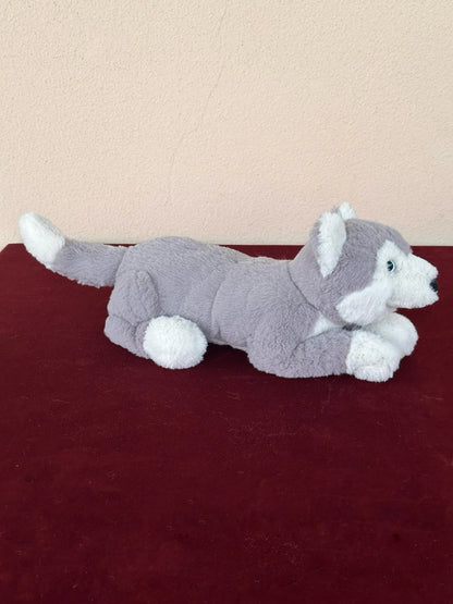 Peluche Jellycat Little Hudson Husky giocattolo morbido sdraiato piccolo cucciolo cane pensionato
