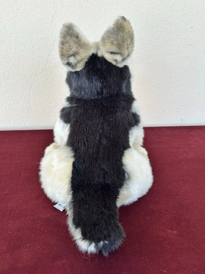 Leosco Per Uni-Toys Seduto Pastore Tedesco Cucciolo Peluche Pensionato Cane Giocattolo Morbido