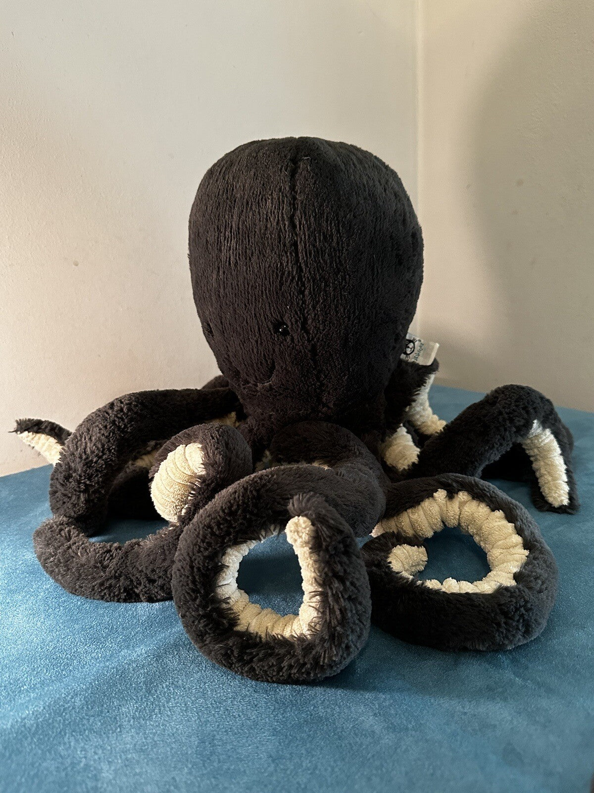 Jellycat Grande Polpo Inchiostrato Giocattolo Morbido Nero Grigio Scuro Creatura Marina OD2INK Ritirato-