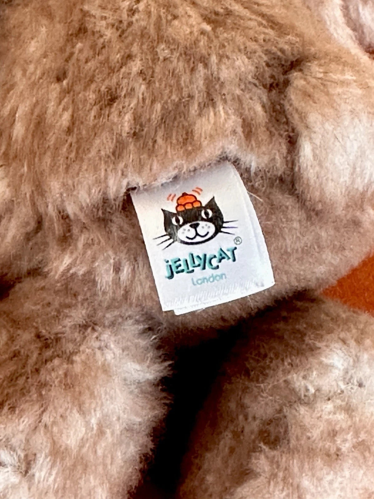 Jellycat piccolo coniglietto pecan timido nuovo senza etichette coniglio marrone Woodland ritirato HTF